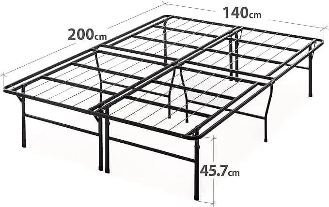 ZINUS SmartBase Bed Base - 35 cm height No-Assembly Slatted, Metal Frame, photo 1