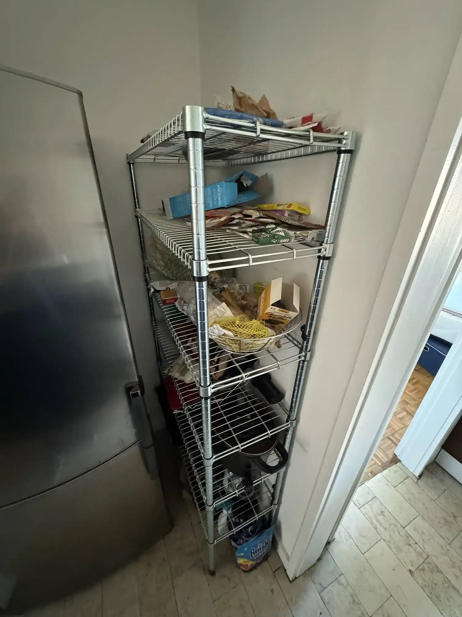 6 Shelving units OMAR Ikea, galvanised, 92x36x94 cm for three levels 188cm high for 6 levels