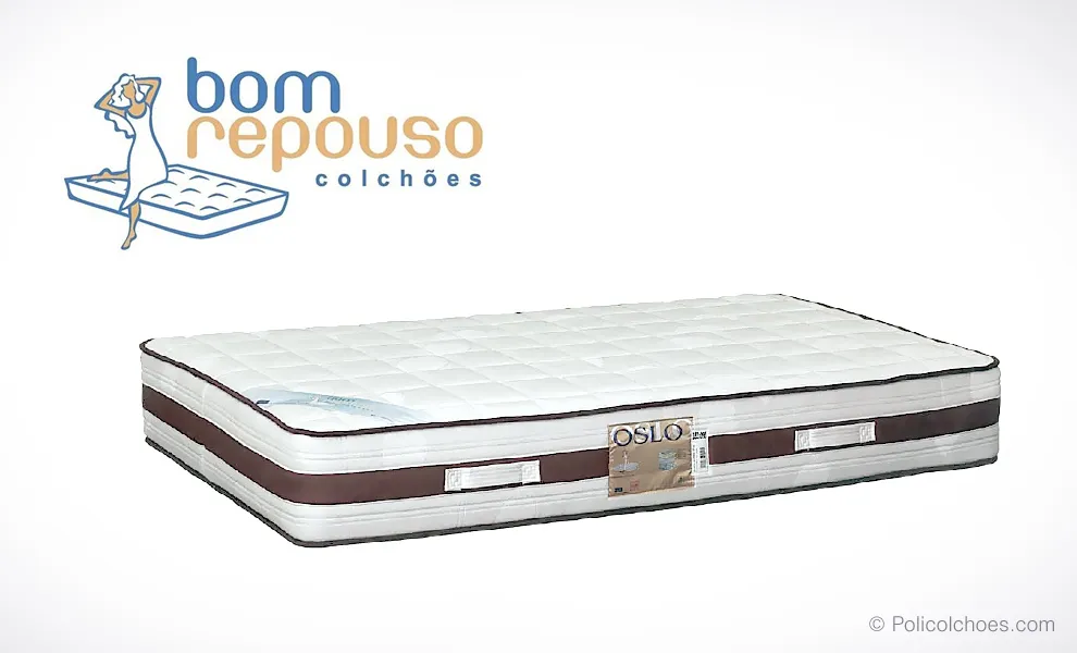 Large Firm Mattress 160 x 200 cm (Oslo Colchões Bom Repouso), with a free waterproof transport bag, photo 1