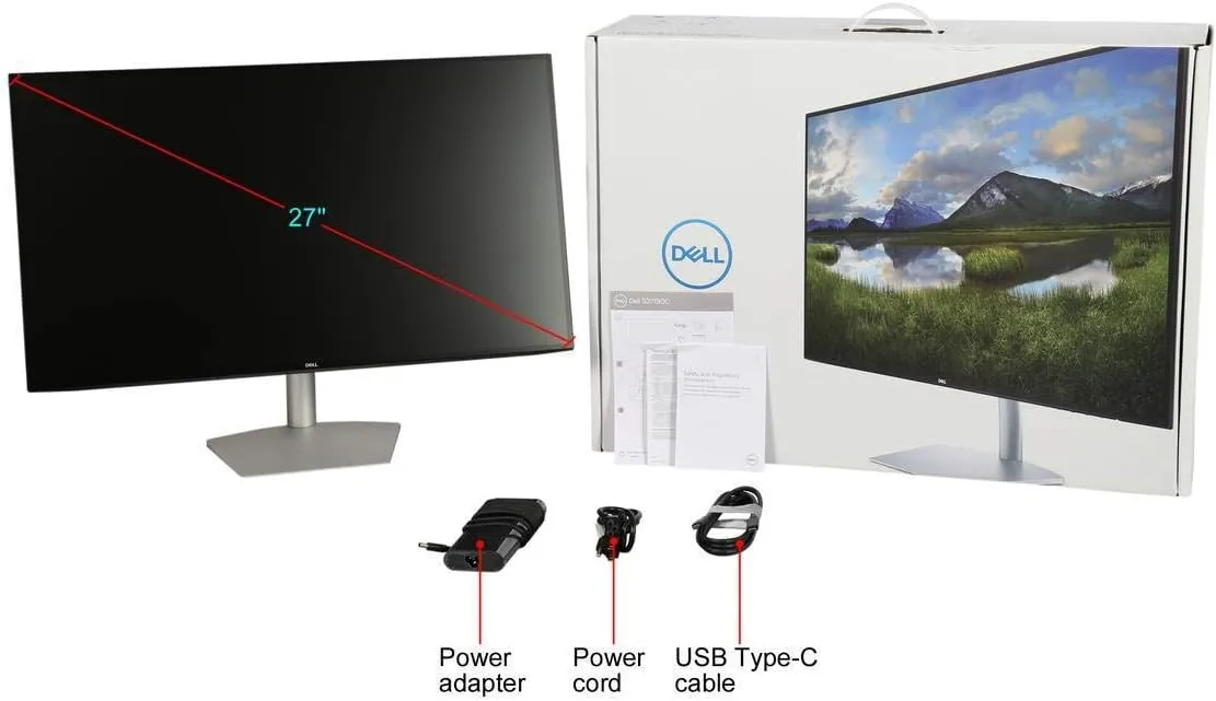 Dell S2719DC 27" QHD Ultrathin Monitor, 2560x1440 IPS, USB-C 45W charging, photo 3