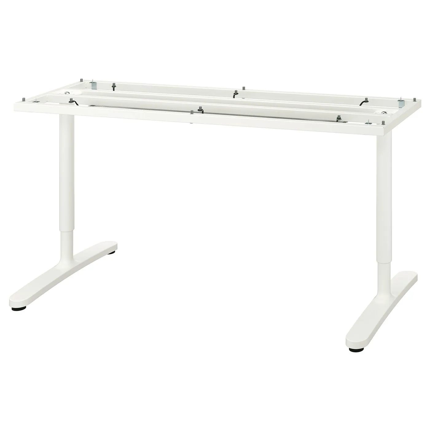 IKEA BEKANT desk 160 x 80 cm, white, manual height adjustable 65 to 85 cm, no motor, photo 3