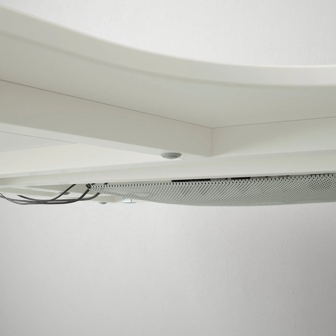 IKEA BEKANT corner desk 160 x 110 cm, white, LEFT-hand L shape, manual height adjustable 65 to 85 cm, no motor, photo 3
